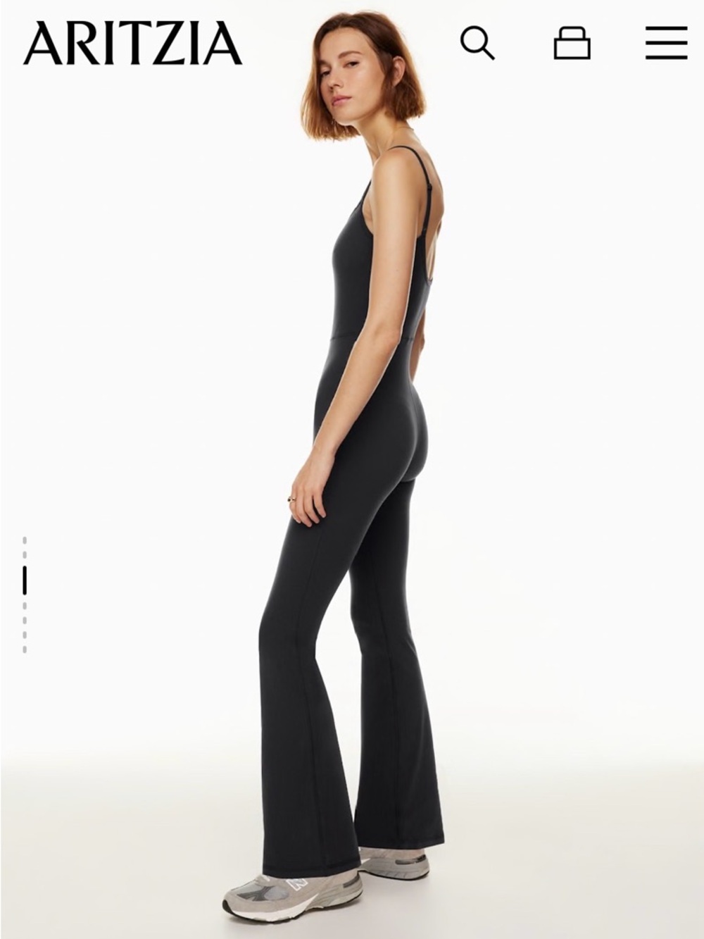Aritzia Wilfred Free Divinity Kick Flare Jumpsuit- Medium